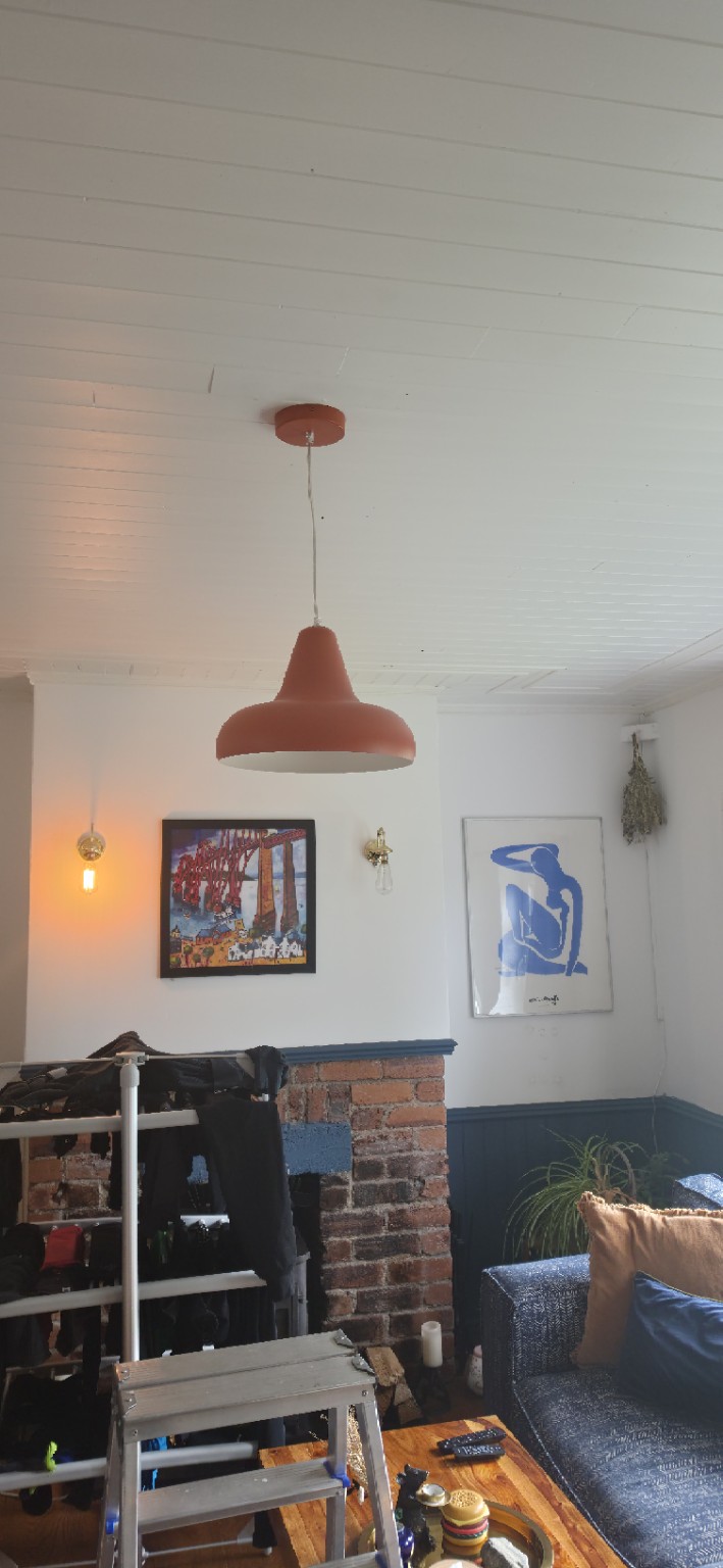 Completed commercial lighting work